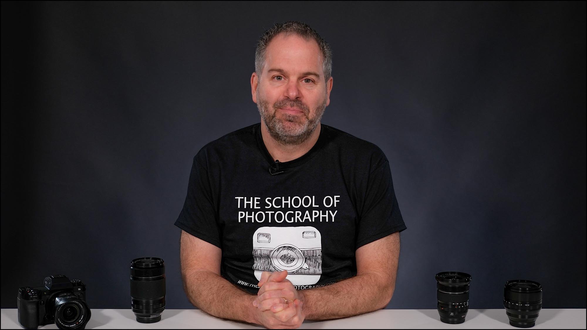 Screen shot of Marc Newton introducing the online videography course