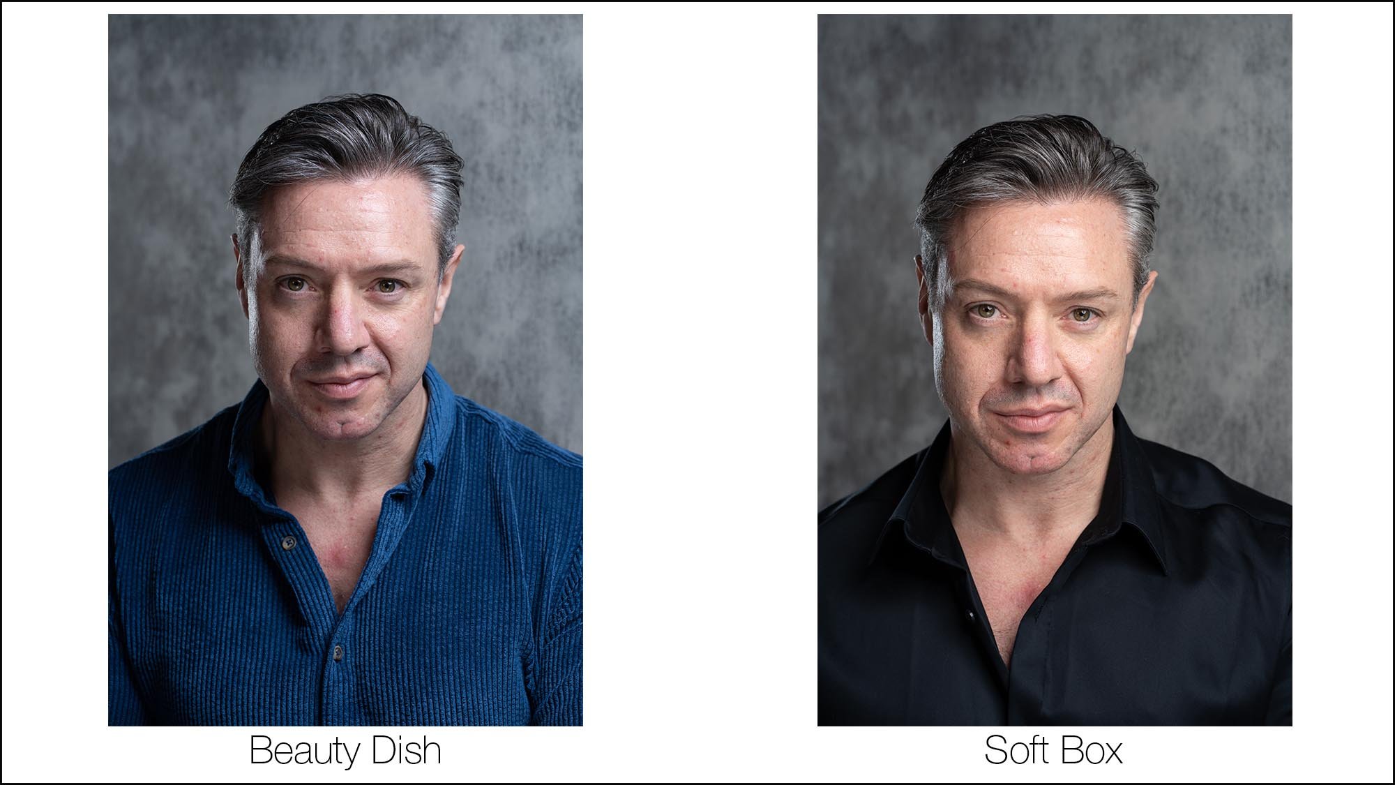 Two headshots of a man
