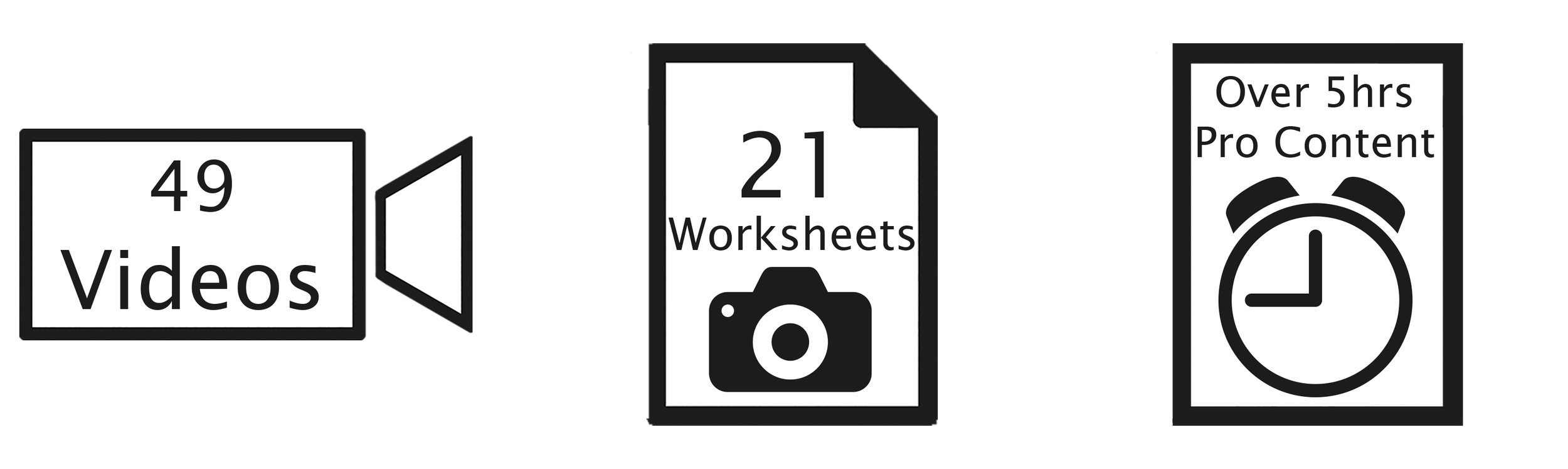 Flower photography course includes 49 video lessons, 21 worksheets, and over 5 hours of professional content